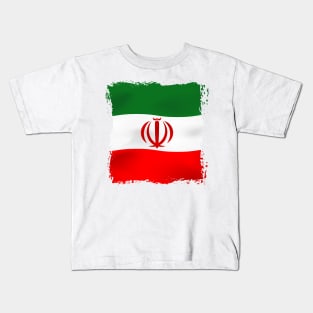 Iran national flag Kids T-Shirt